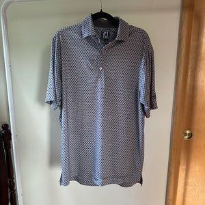 Diamond Pattern Foot Joy Golf Polo